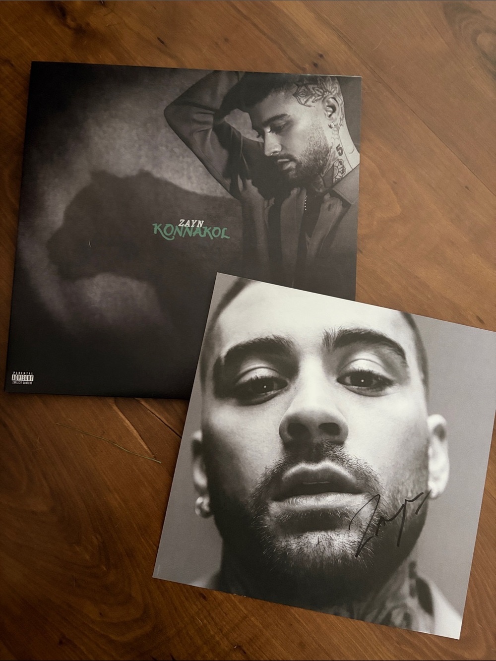 Zayn hand Signed Portrait vinyl, and Art Print konnakol